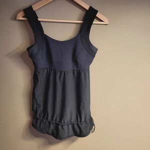 Vintage Black Lululemon Run Ta Ta Topper Tank, size 4